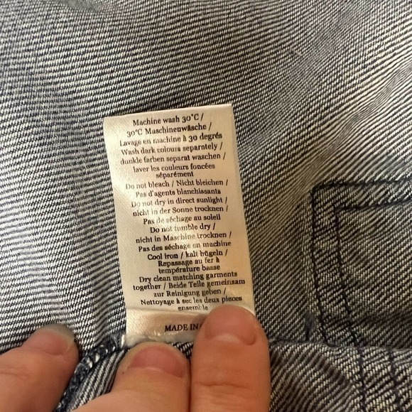 Wrap Designed in London Denim Size 12 Dress - Picture 9 of 9